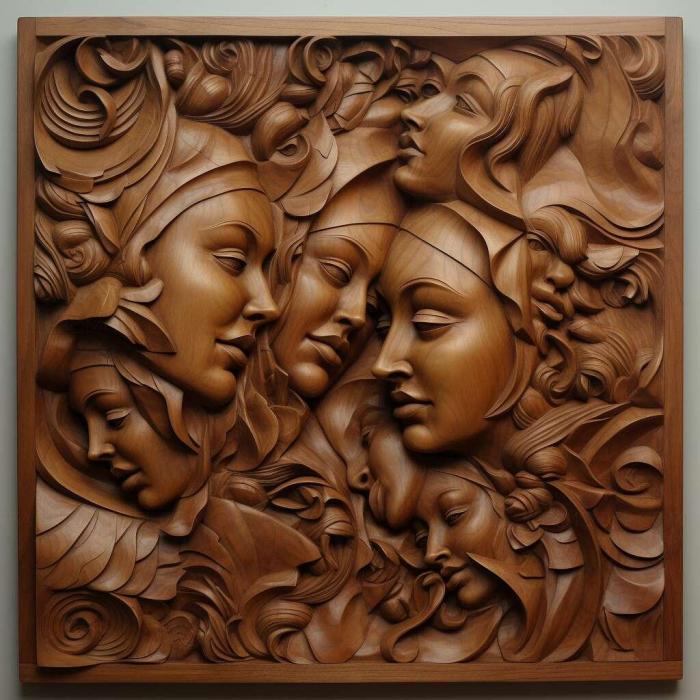 نموذج ثلاثي الأبعاد لآلة CNC 3D Art 